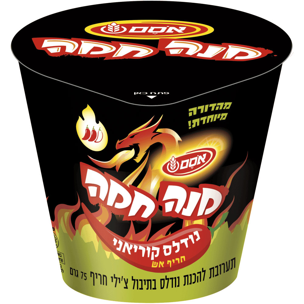 מנה חמה נודלס חריף