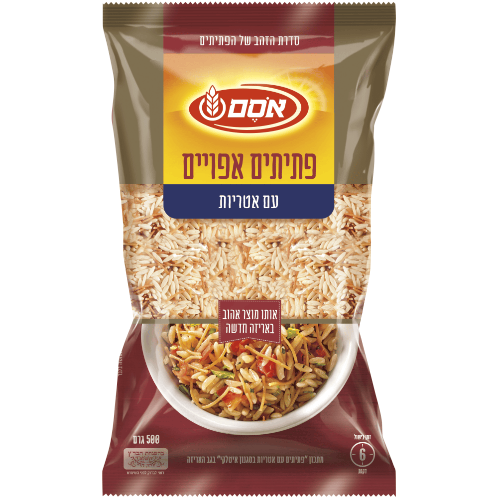אסם-פתיתים אפויים אורז ואטריות