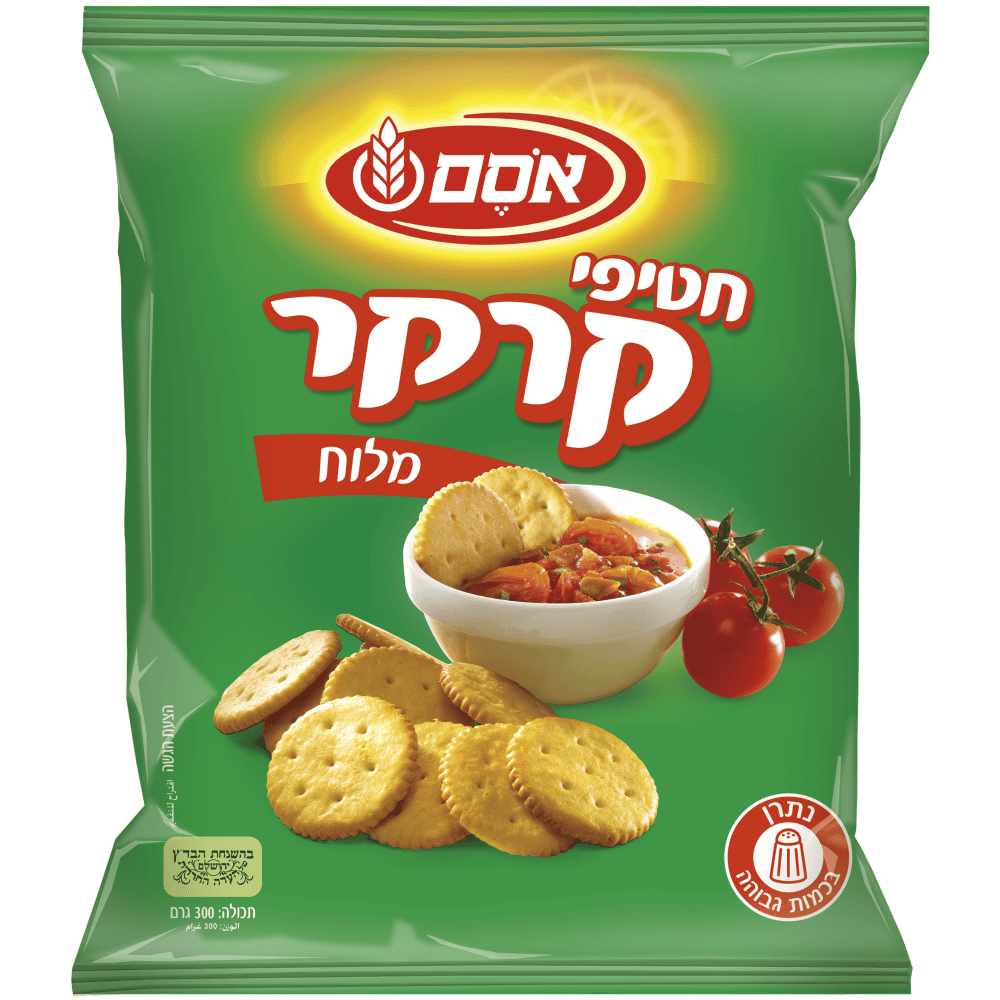 חטיפי  קרקר  מלוח