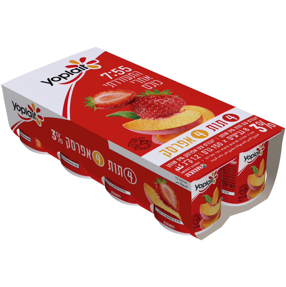 מאגדת יופלה3 אחוז8 אפרסק תות