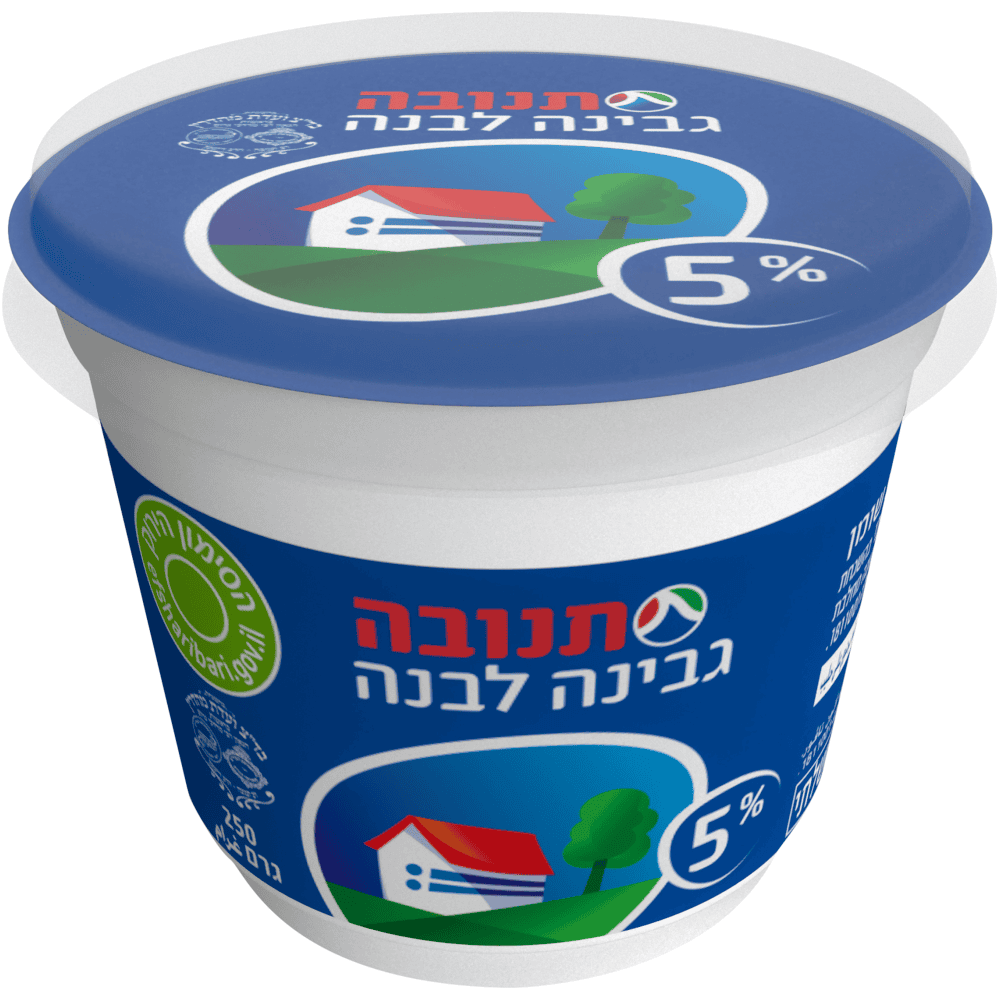 גבינה  5% תנובה