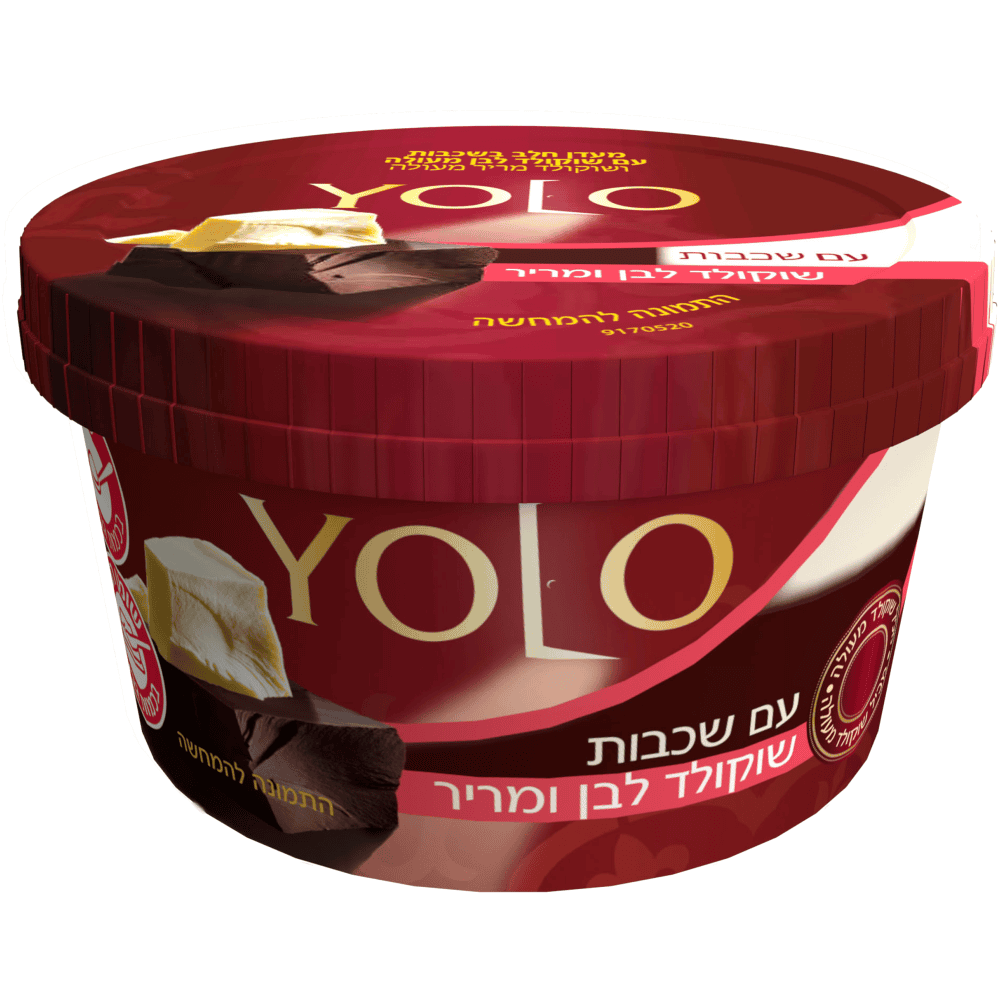 יולו שכבות לבן ושוקולד מריר