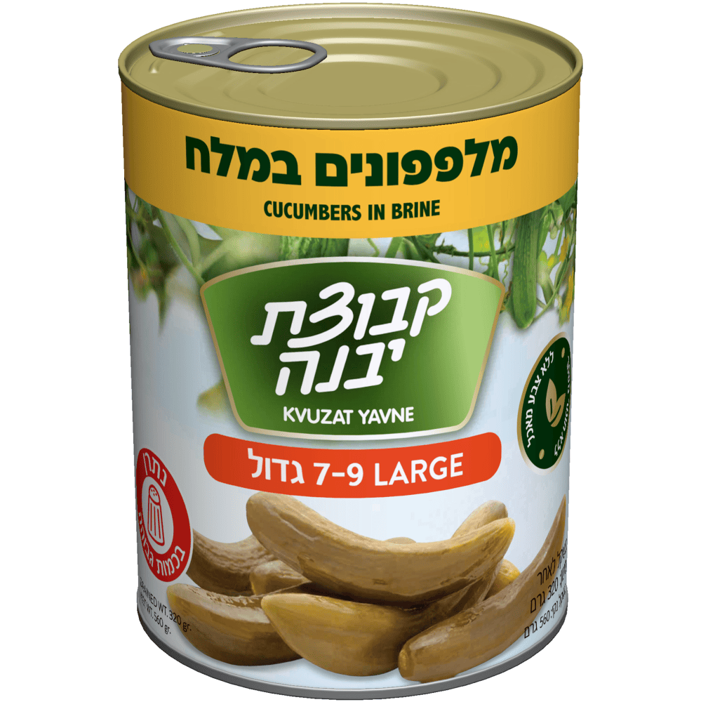מלפפון גדול במלח יבנה