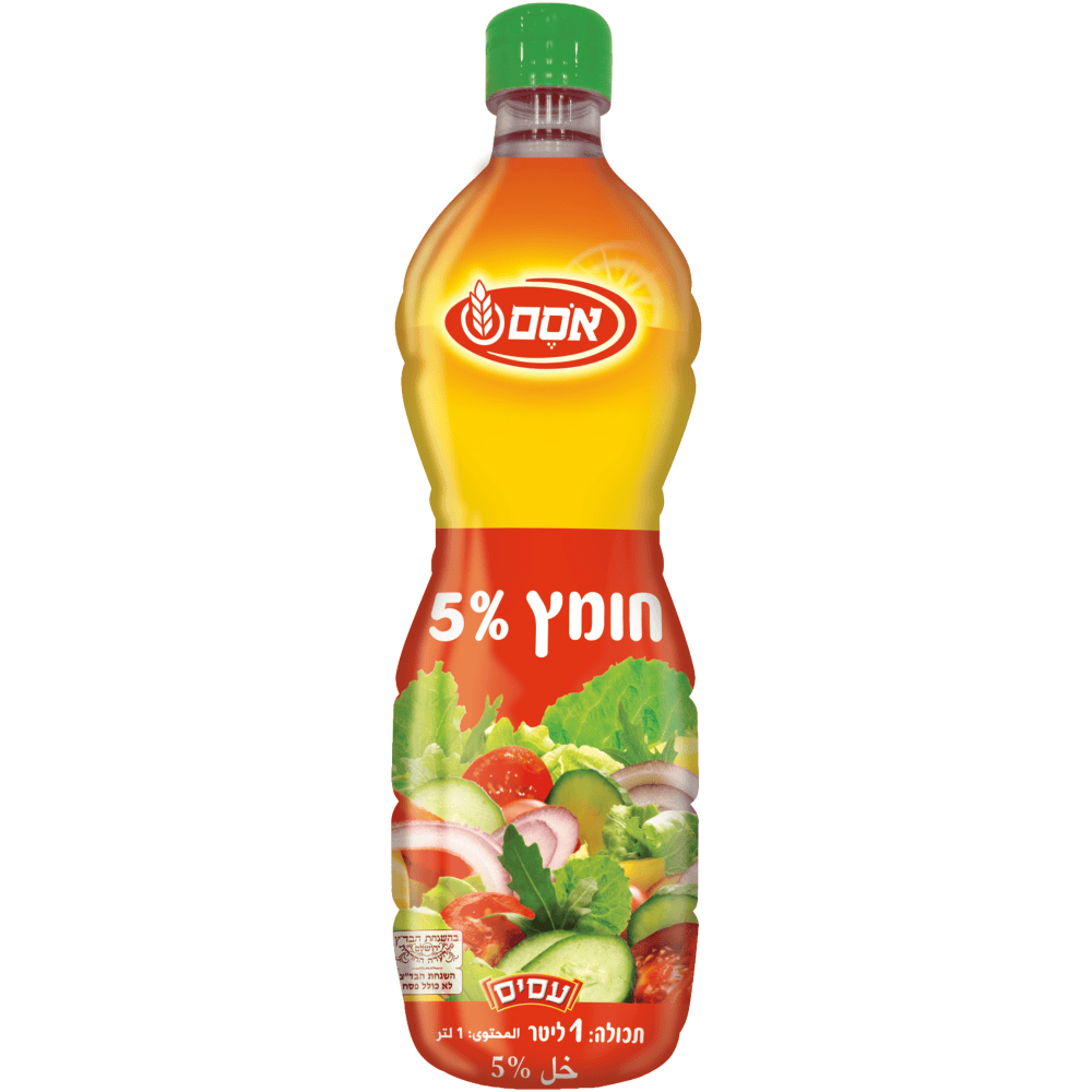 חומץ טבעי 5% עסיס