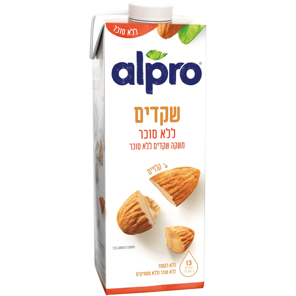 אלפרו משקה שקדים ללא סוכר
