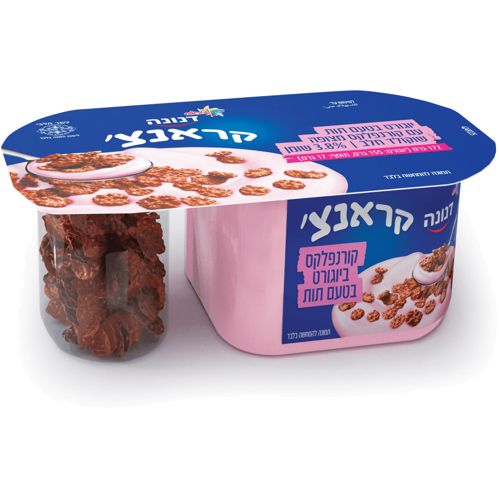 יוגורט תות עם שוקולד