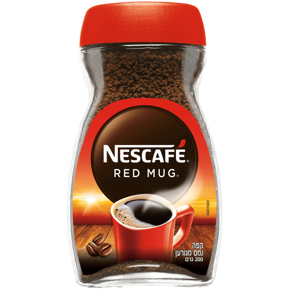-NESCAFEקפה נמס מגורען/רד מאג
